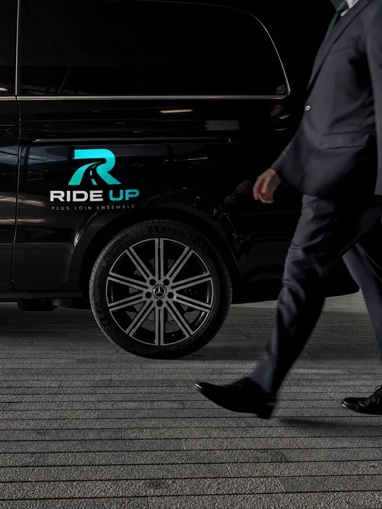 Le van aux couleurs de RIDE UP